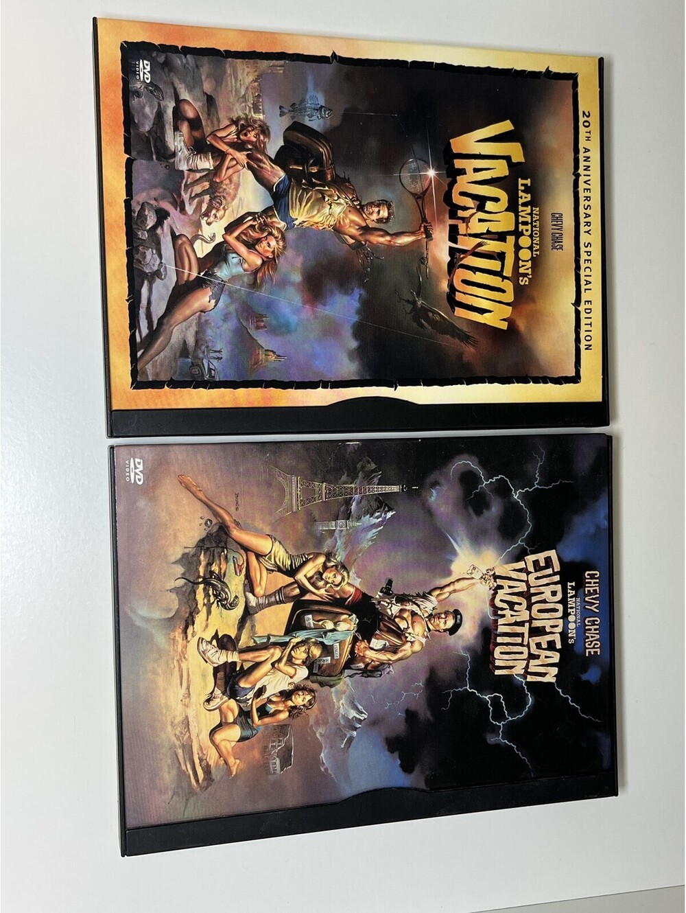 National Lampoon Vacation + European Vacation DVD Lot Used